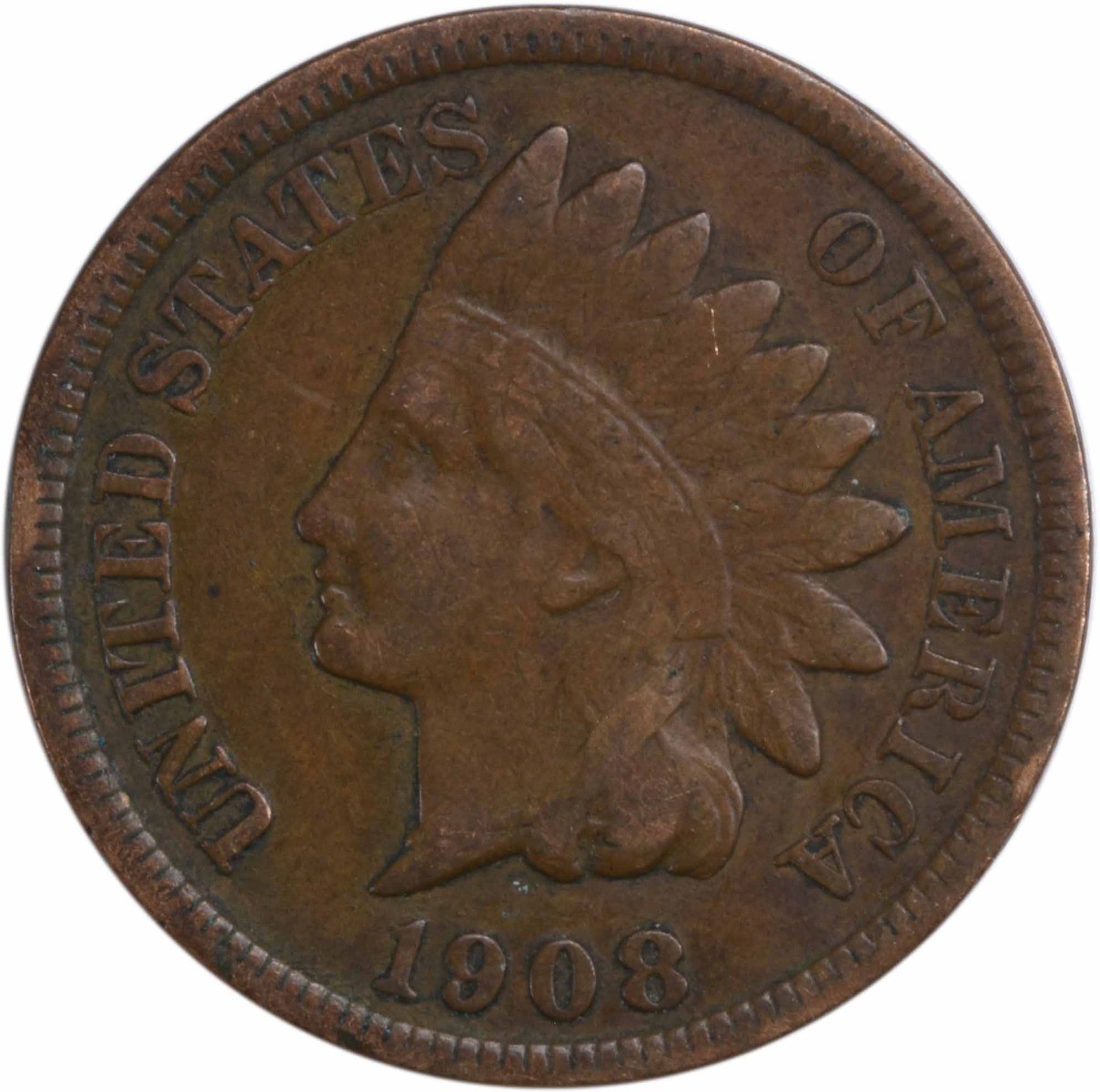 1908-S Indian Cent VF Uncertified #604