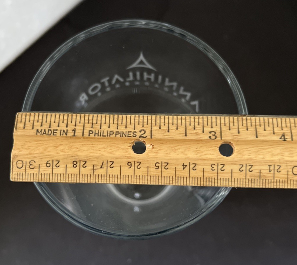 Annihilator Broadheads Pint Beer Drinking Glass with Arrowhead