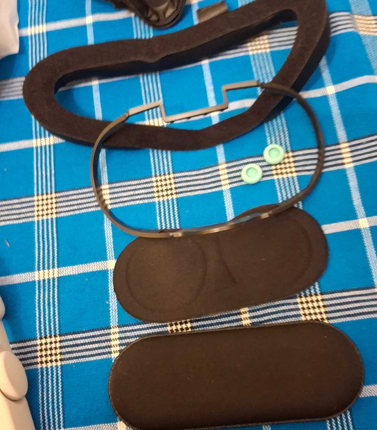 KIWI Oculus Quest 2 Accessories Bundle Lot Comfort Head Strap VR Cable Face Pad