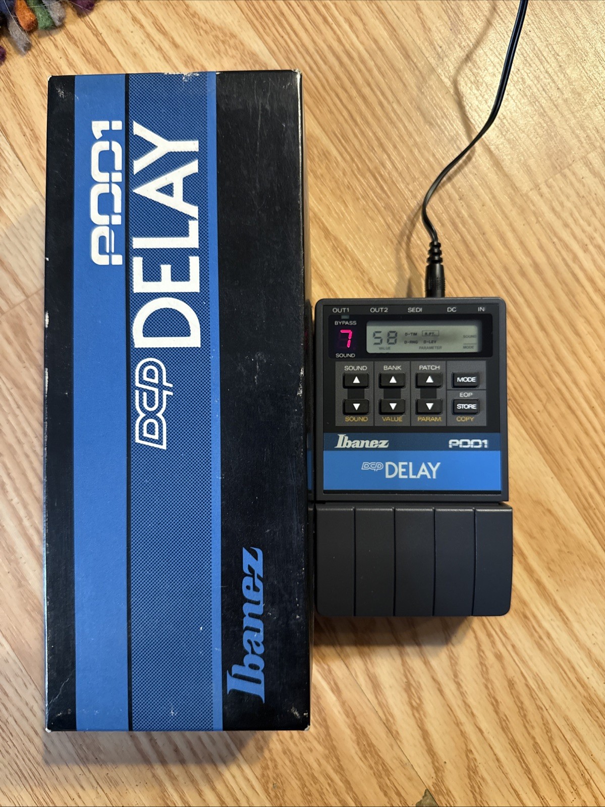 Ibanez PDD1 Delay mit Netzteil, top