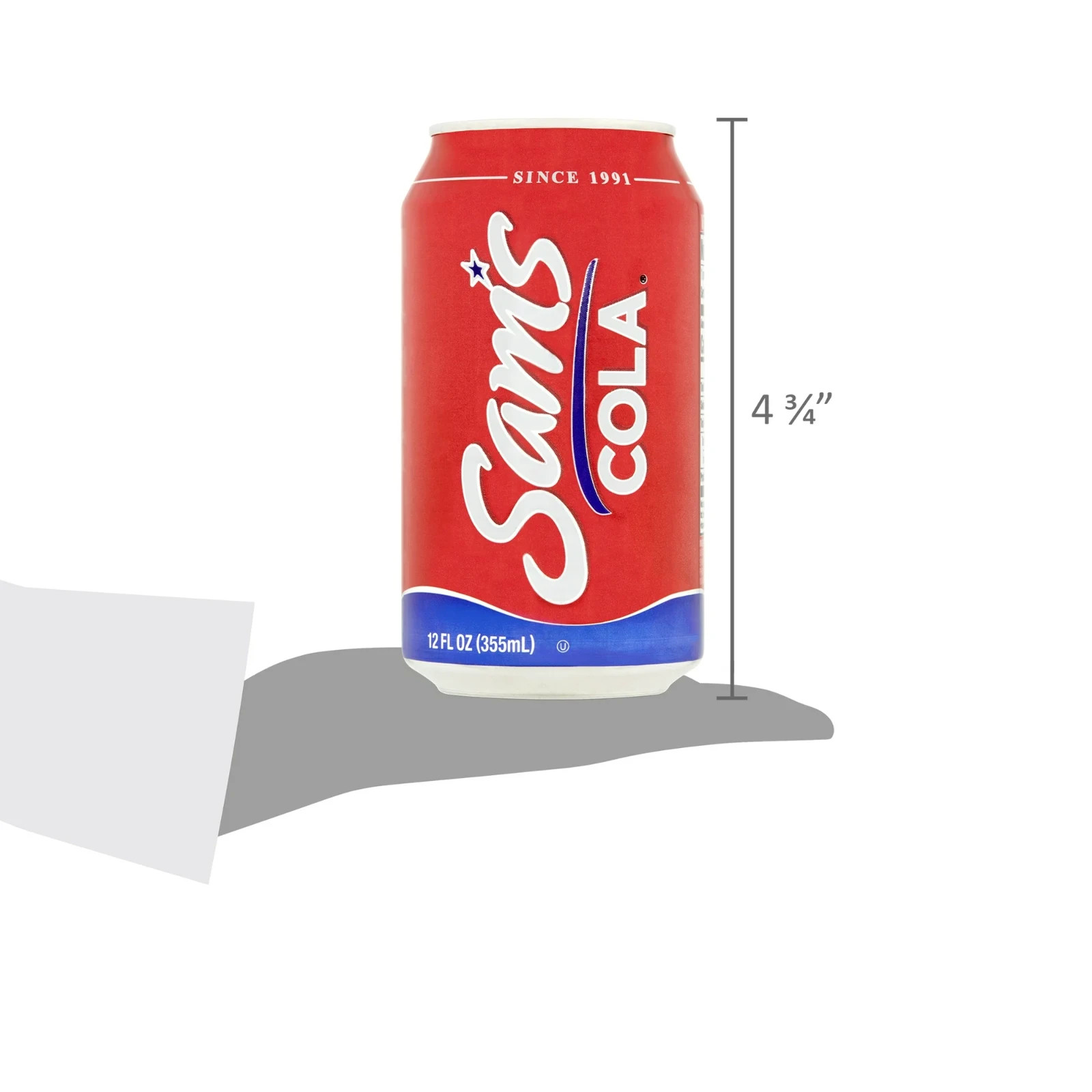 Sams Cola Soda Pop, 12 fl oz, 24 Pack Cans
