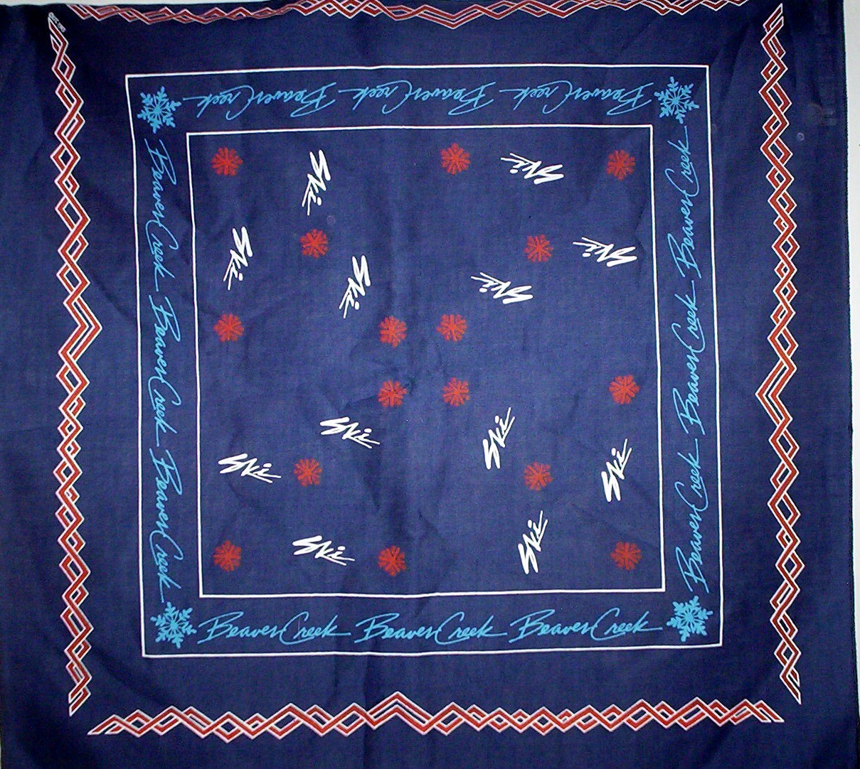 5 BEAVER CREEK COLORADO SKI SNOWBOARD AREA BANDANAS NEW MULIT COLOR