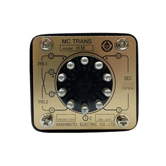 Hashimoto HM-X MC Cartridge Step up input Transformer. (Sansui) Range:15-100KHz