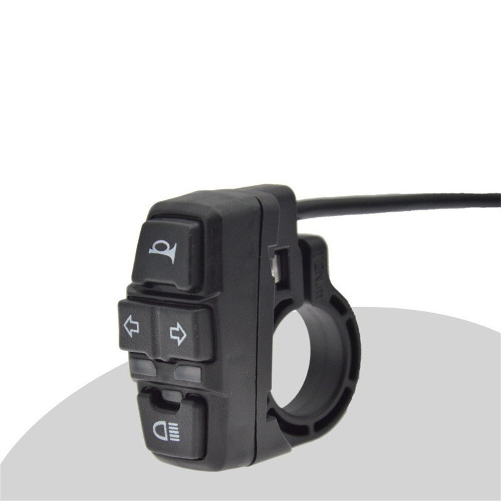 Scooter HeadLight Turn Signal Light Horn Switch ON/OFF Waterproof For Motorcycle
