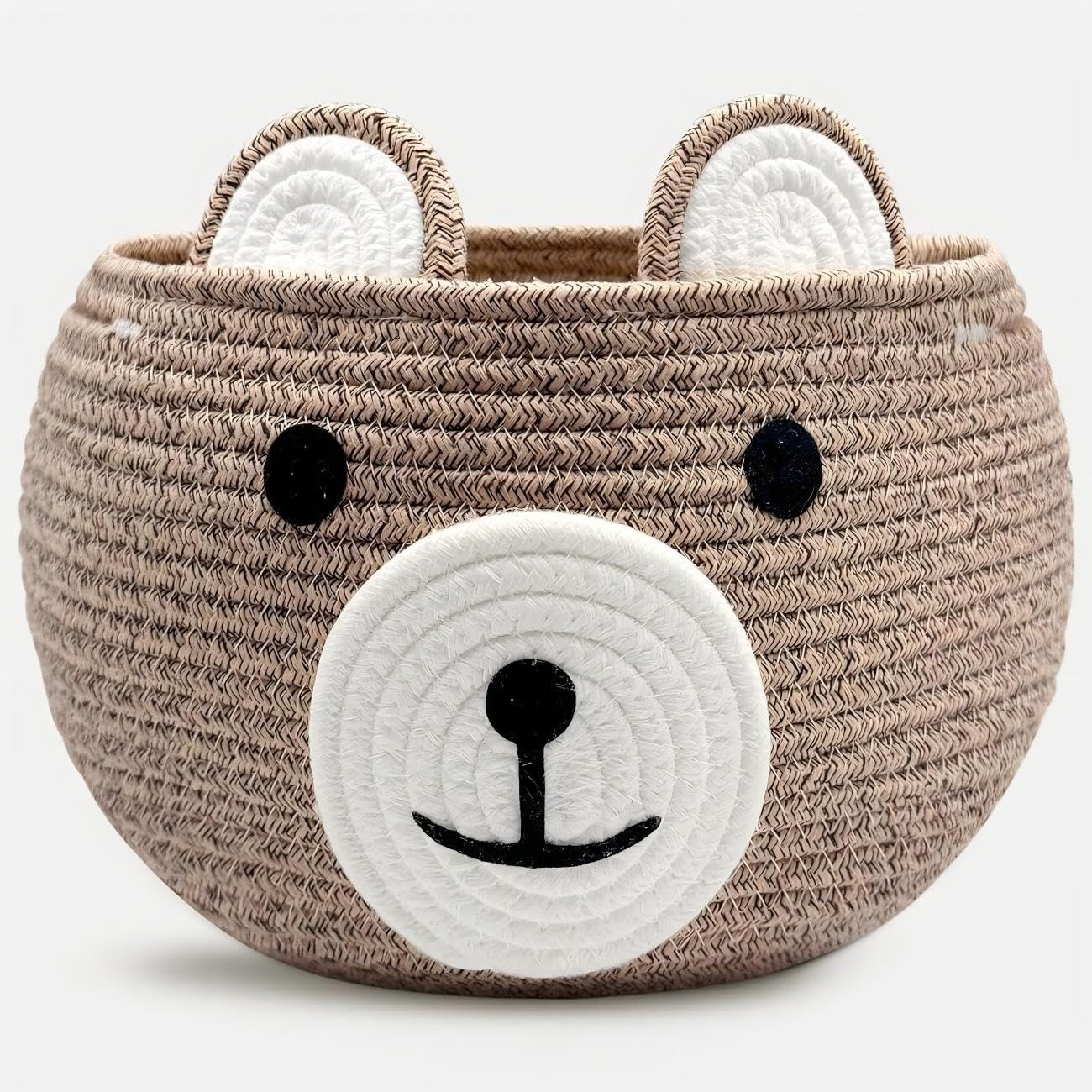 BYLSSNUK Baby Basket for Nursery - Bear Gift Baskets Empty for Kids Baby Show...