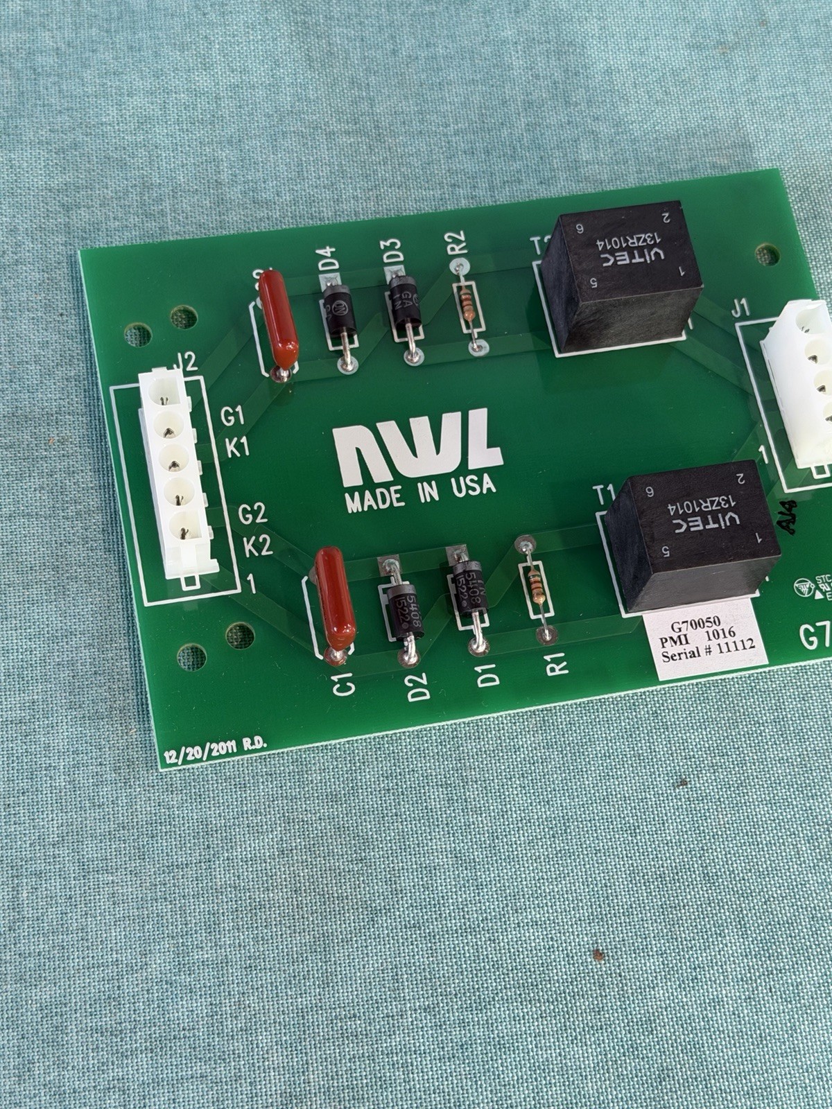 Lot Of 2. NWL G70050 Pulse Transformer Board