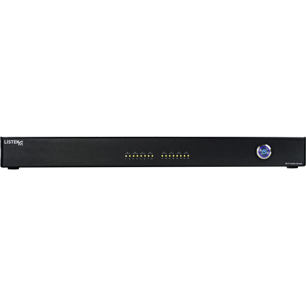 Listen Technologies LW-210-16-01 ListenWIFI 16 Channel Wi-Fi Audio Server