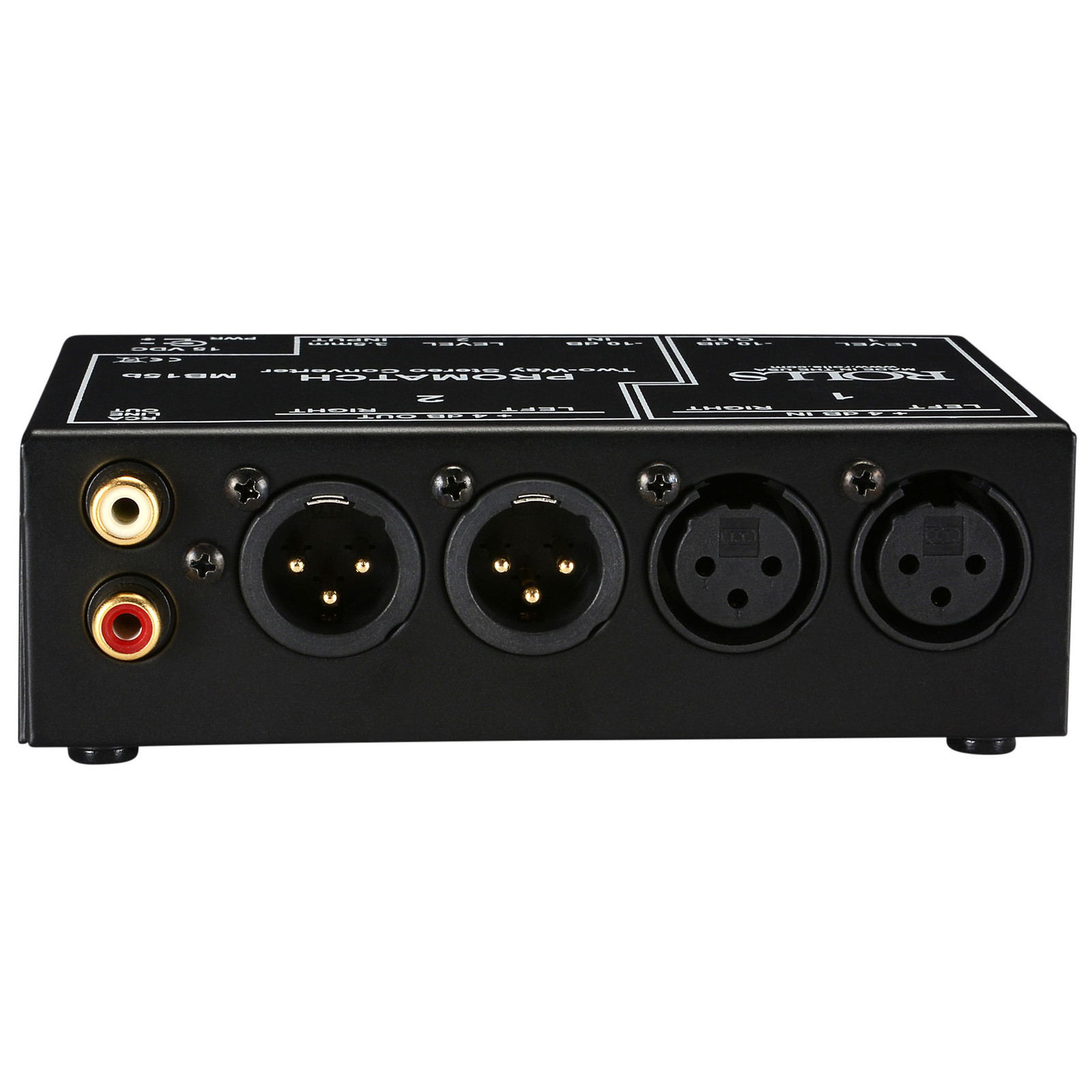 Rolls MB15b ProMatch Balanced/Unbalanced Converter 3.5mm/RCA