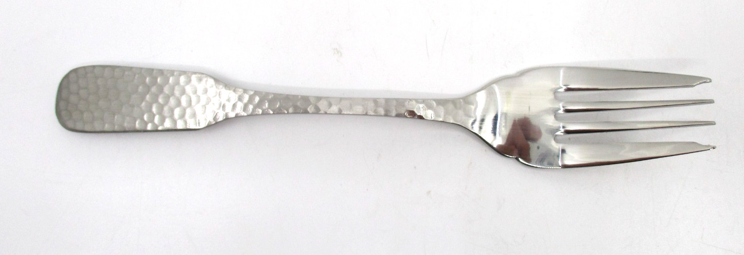 TOWLE / SUPREME STAINLESS TWS165/ FORGE (Hammered) SALAD FORK - 6 5/8" 07P