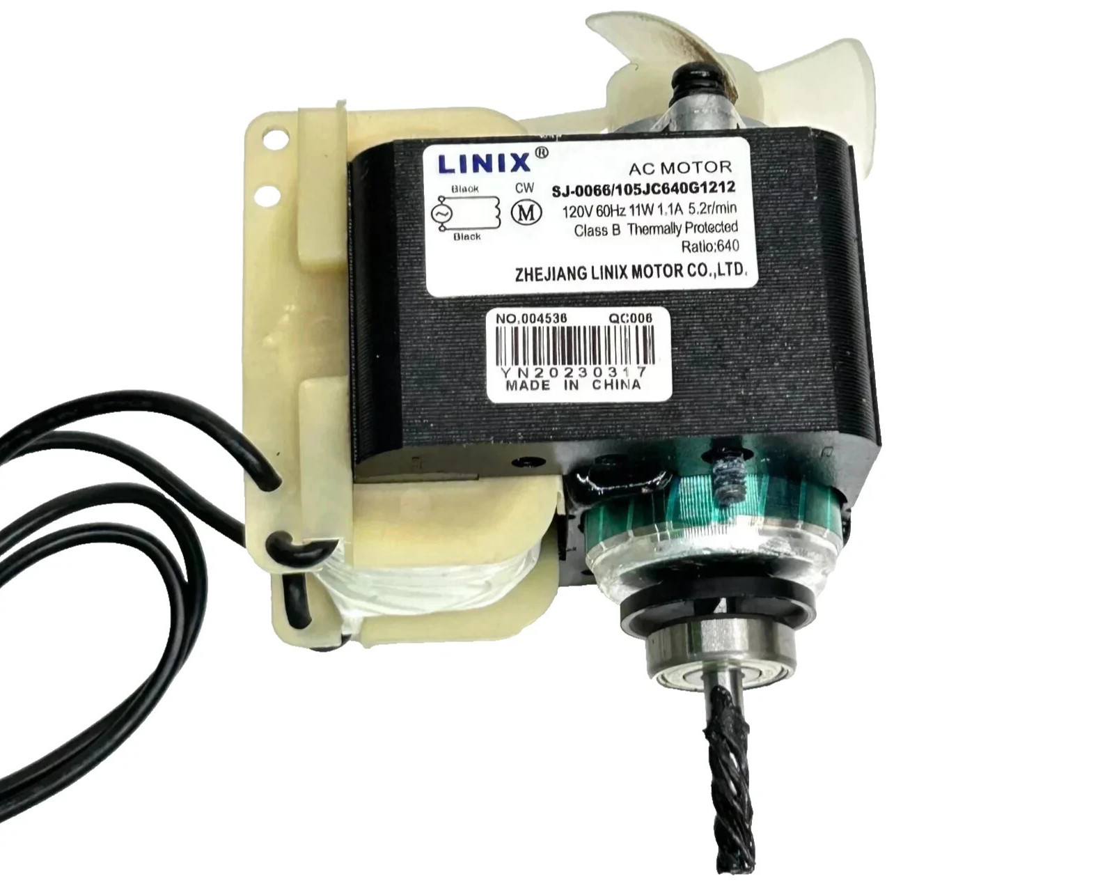 Genuine OEM GE Profile Opal 2.0 Ice Maker AC Motor Condenser Fan LINIX SJ-0066