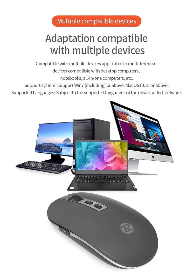 Smart Voice Typing Wireless Bluetooth Mute Mouse