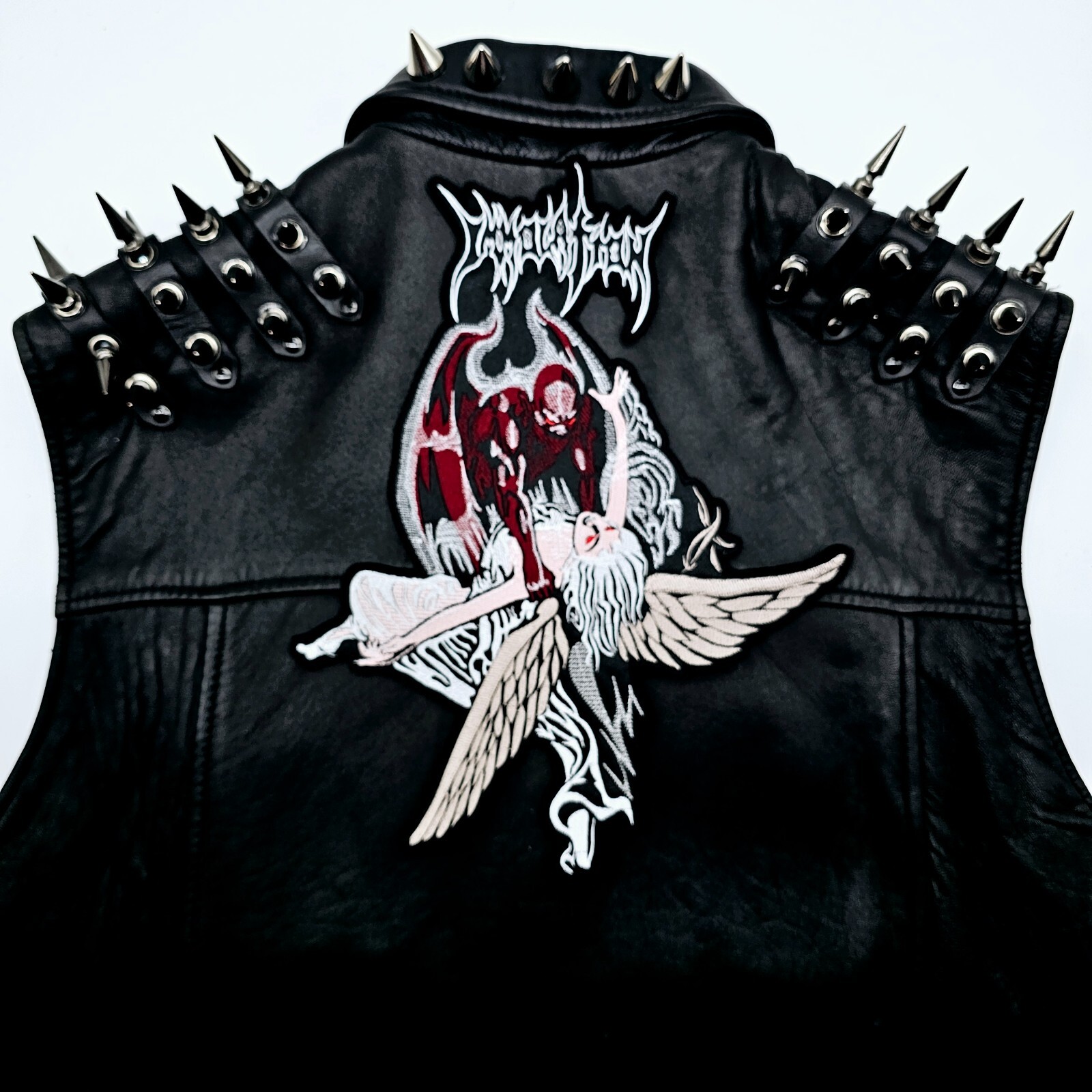IMMOLATION DAWN OF POSSESSION SHAPED LOGO EMBROIDERED BACKPATCH