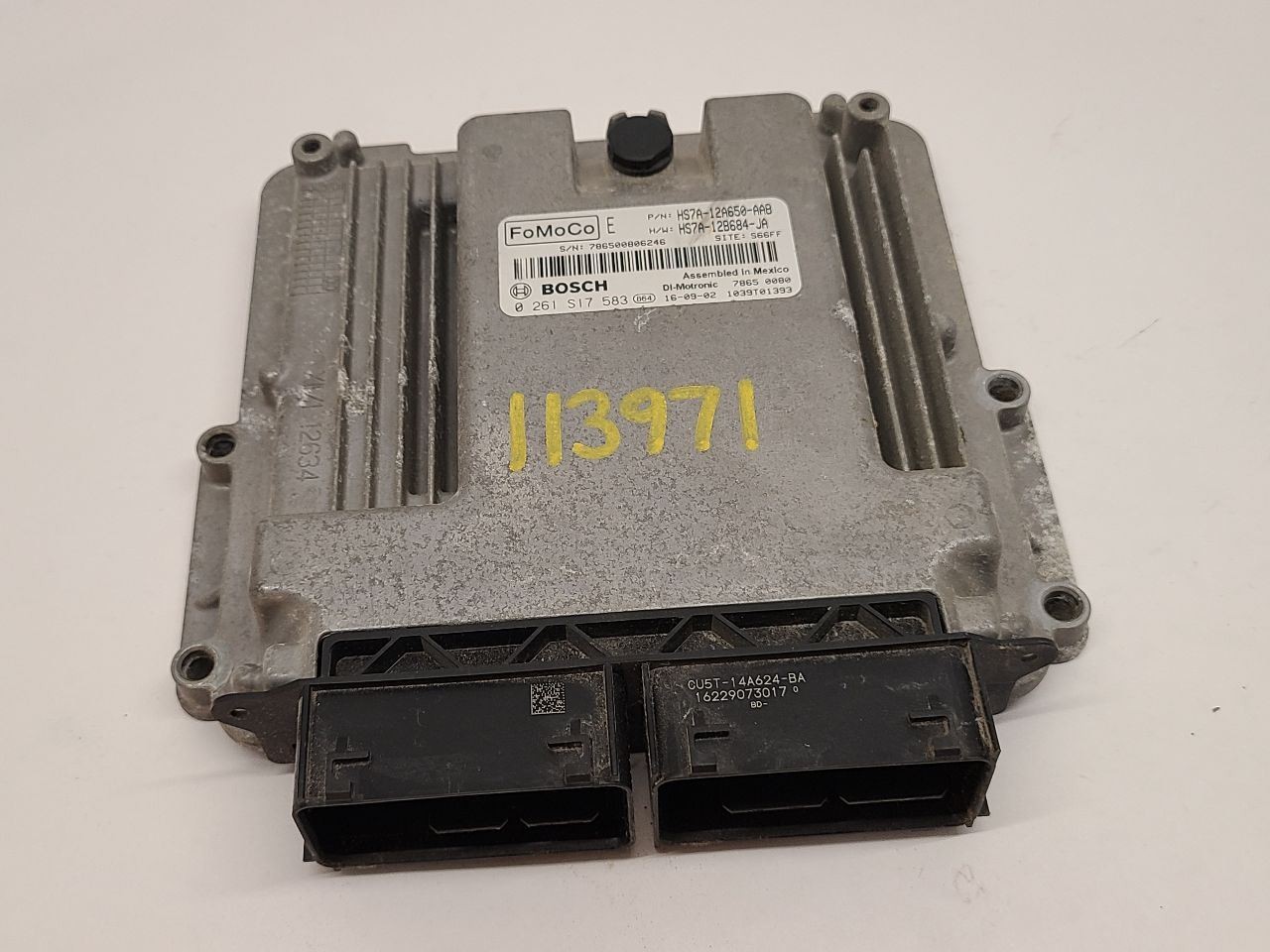 17-20 FUSION Engine ECM Electronic Control Module 2.0L VIN 9 Turbo HS7A12A650JA