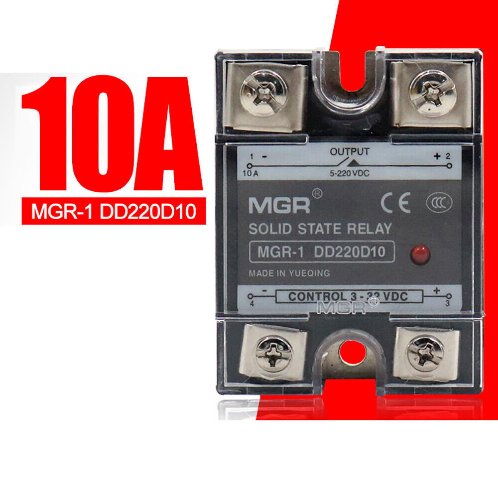Solid State Relay Module SSR 10-150 amp DC-DC DC-AC Single Phase 3-32V DC