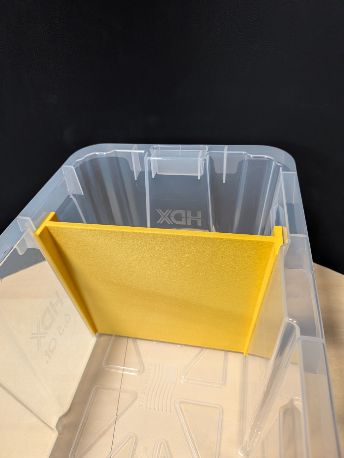 HDX 6.5 Qt Tote Divider Organizer Insert 3 Section Storage Bin Separator