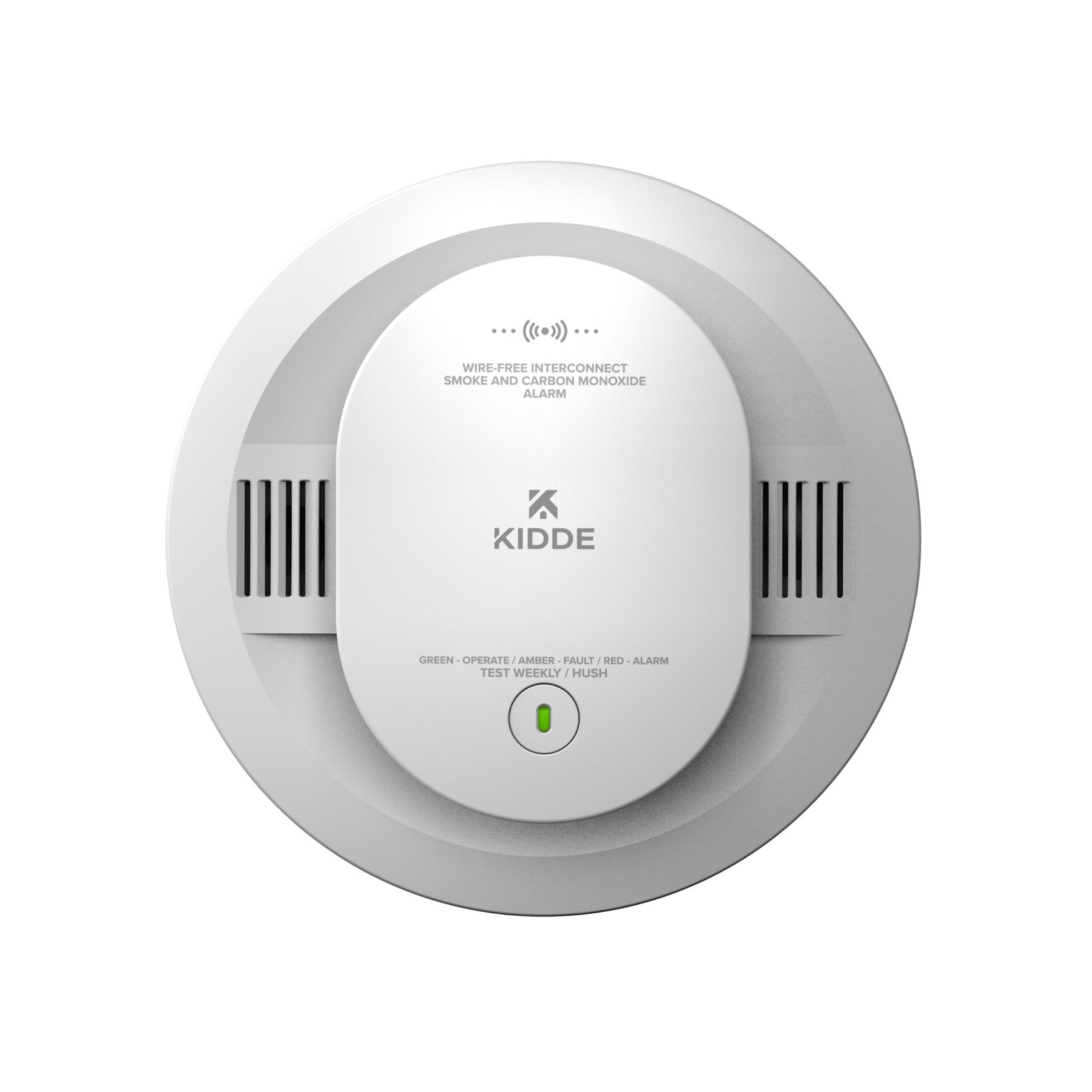 Kidde Smoke And Carbon Monoxide Detector Aa Battery-Powered Wire-Free