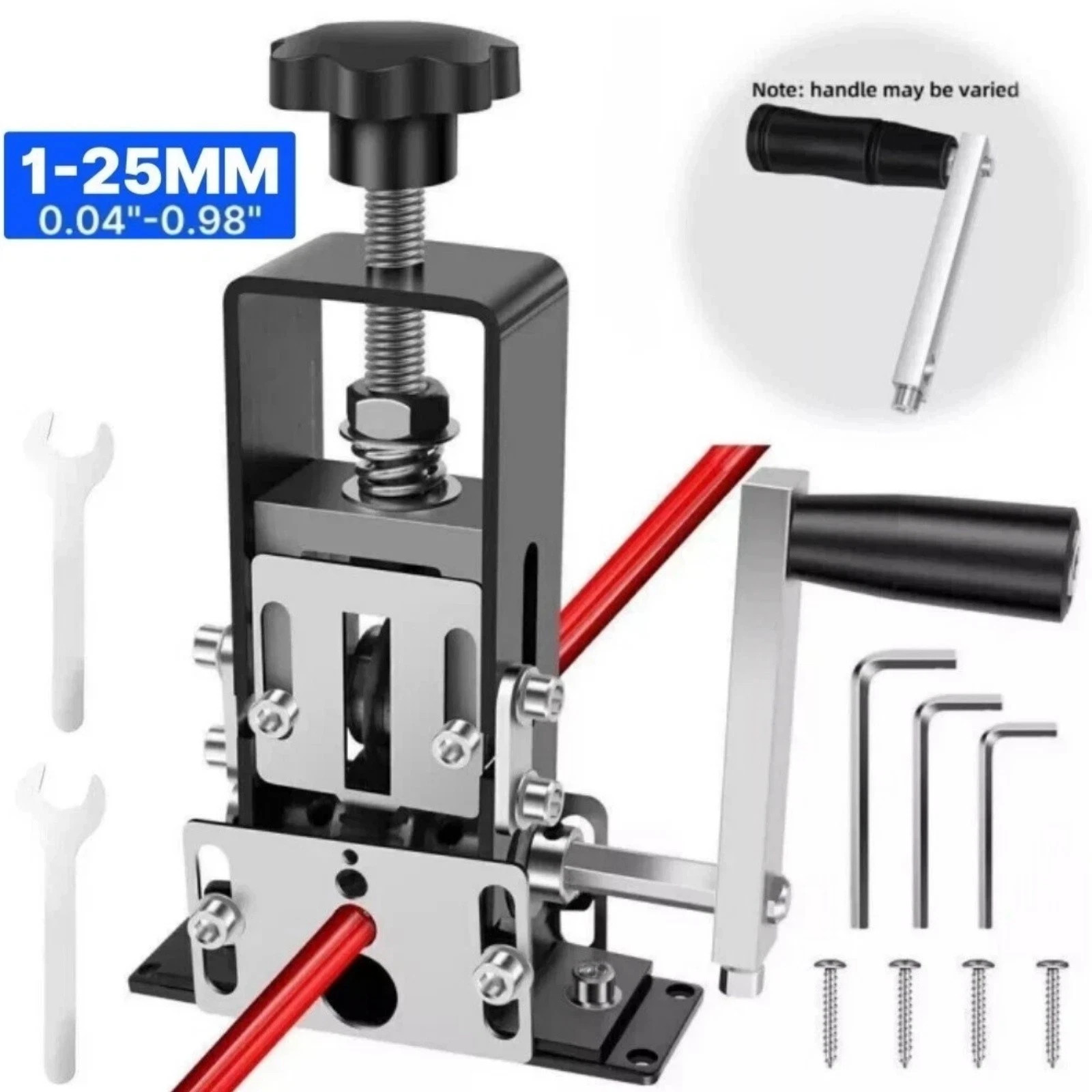 Manual Wire Stripper Stripping Machine Hand Crank or Drill 1MM-25MM N