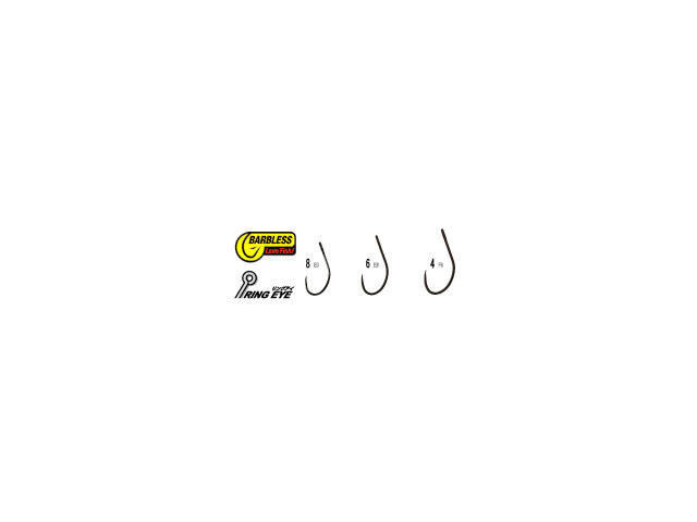 * OWNER C'ultiva Single Barbless Hook SBL-51 for Spoon size variation