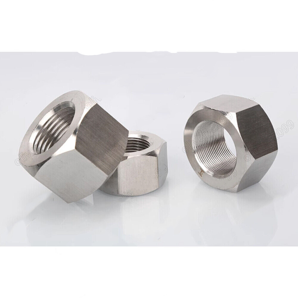 Left Hand Thread 304 Stainless Steel Hexagon Hex Nuts With Fine Thread M6-M42
