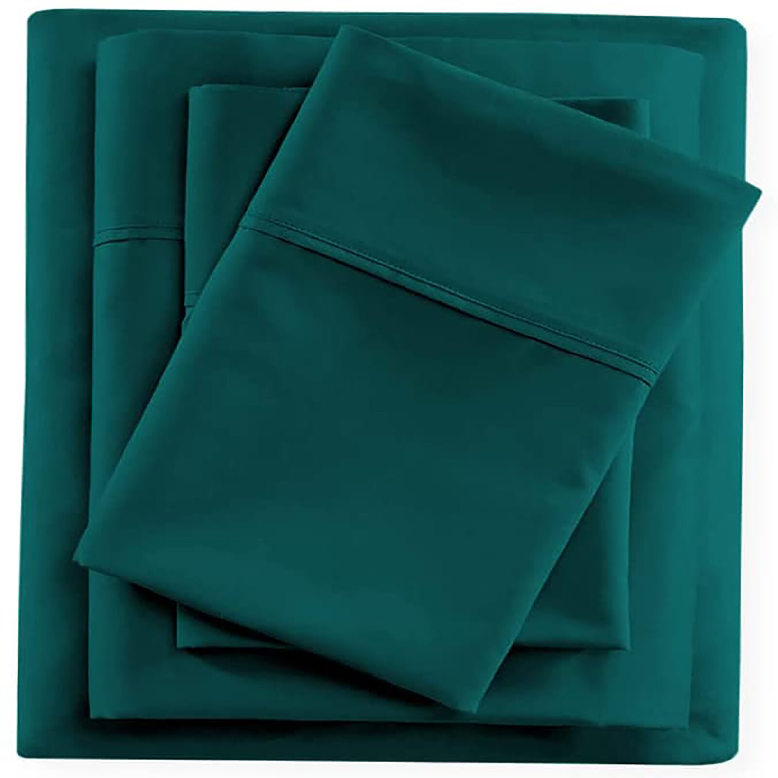 12/15/18/21 Inch Deep Pocket Sheets Egyptian Cotton Teal Solid Select Item