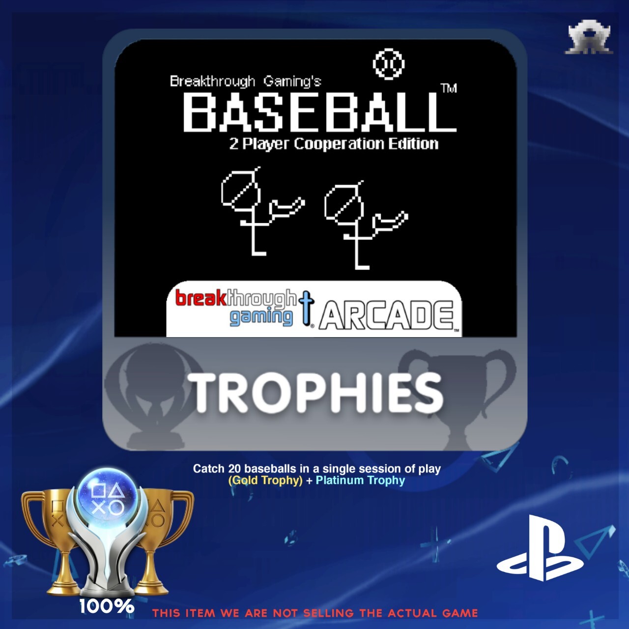 Baseball (2 Player Cooperation Edition) PS4 Platinum Trophy Service - LEGIT PLAY