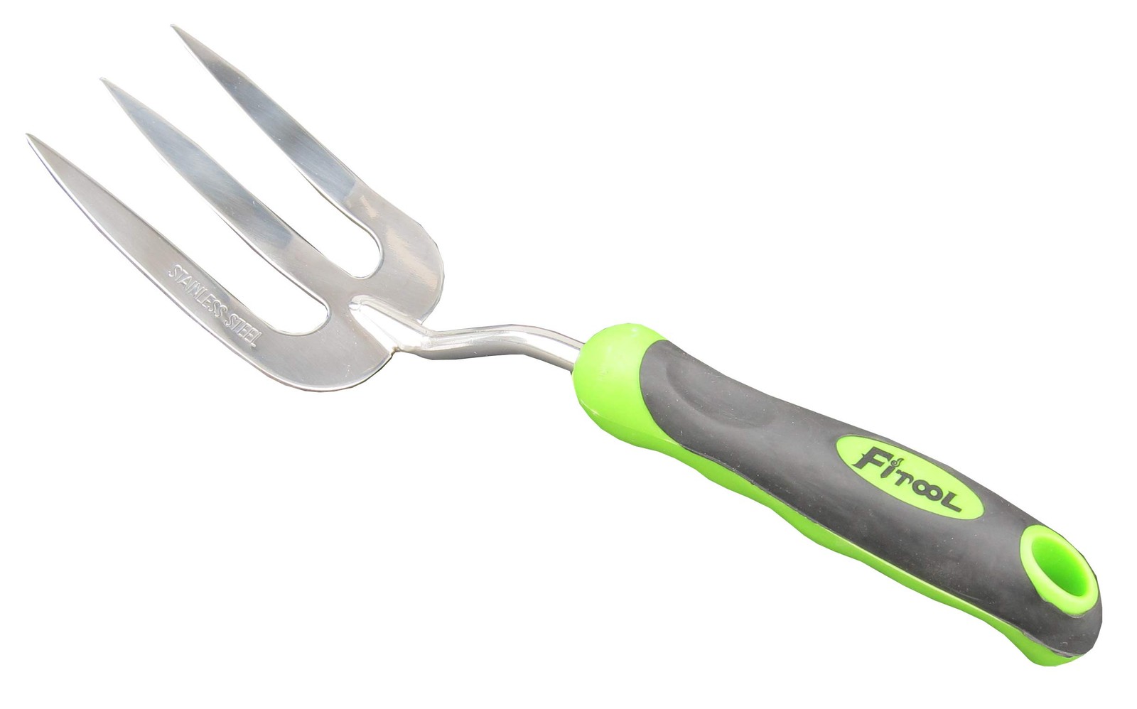 Stainless Steel Garden Fork/Weeder 3T 12-Inch - Super 12 Inches, Green/Black