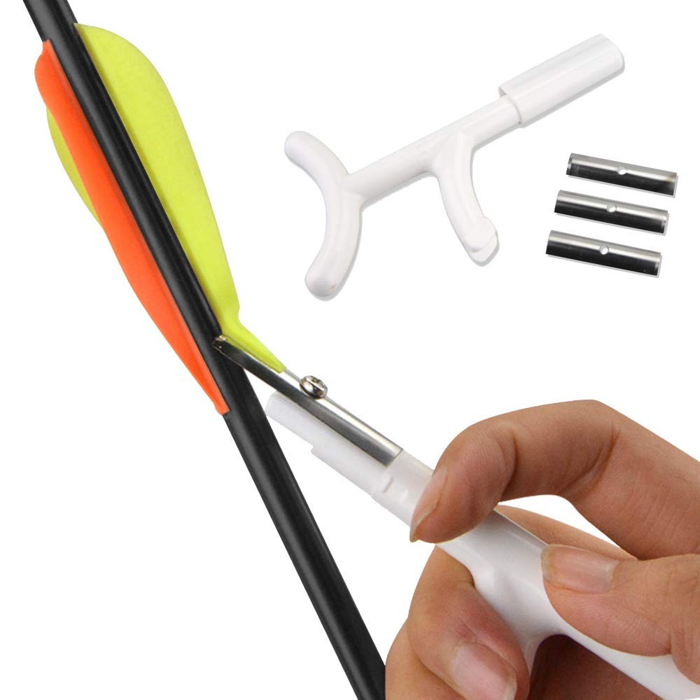 Archery Arrow Feather Stripper Removing Fletching Stripping Tool Removal Flet...