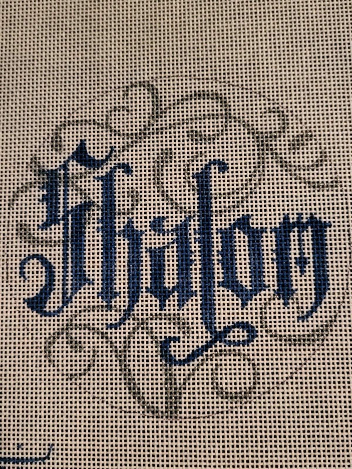 Shalom Filigree Needlepoint Canvas By Heidi Stanley Designs