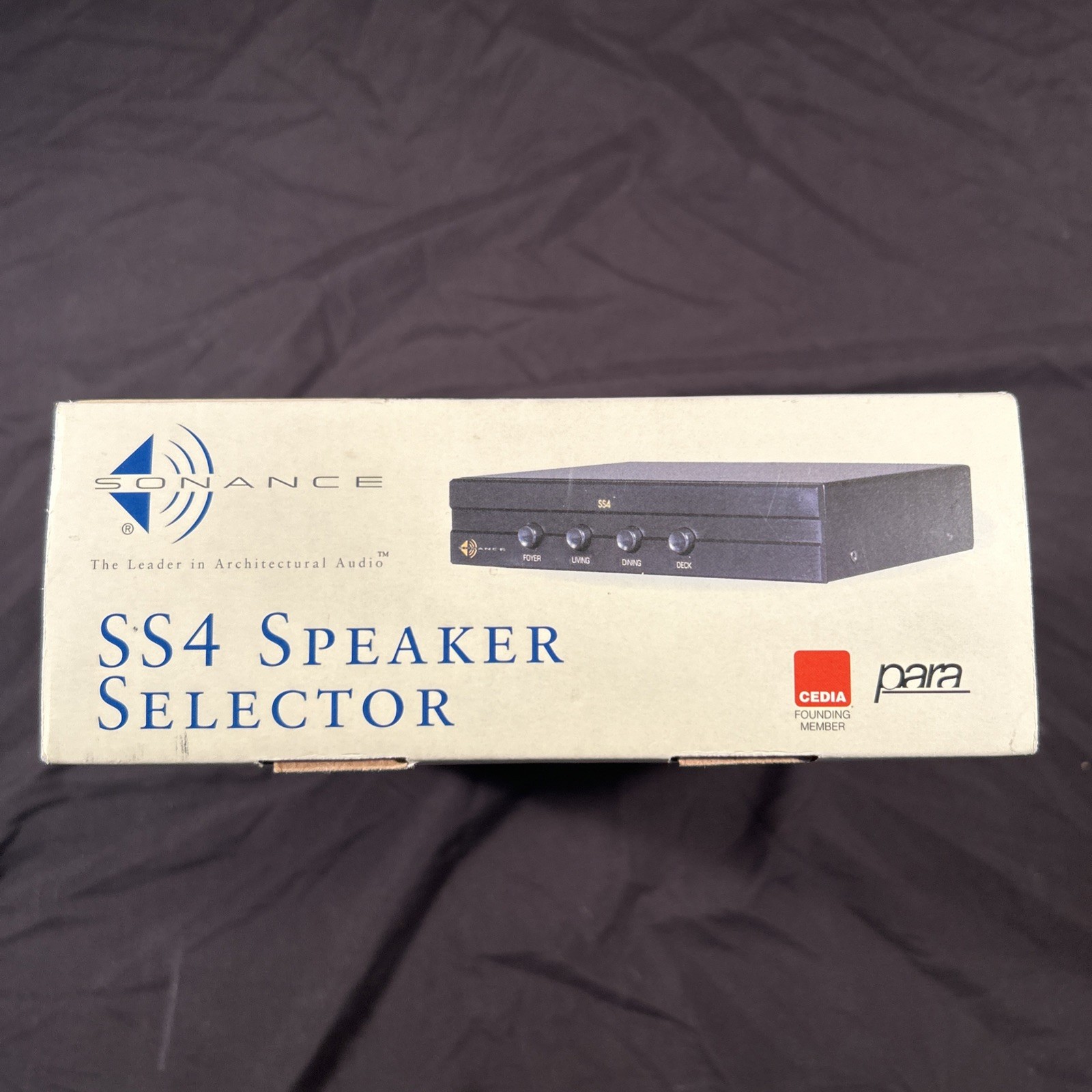 Sonance SS4 Speaker Selector (New Old Stock) Fast Shipping!