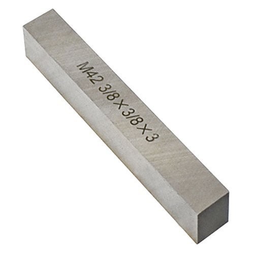 3/8'' x 3/8'' x 3'' M42 Cobalt Steel Square Tool Bit Lathe Fly Cutter Mill Blank