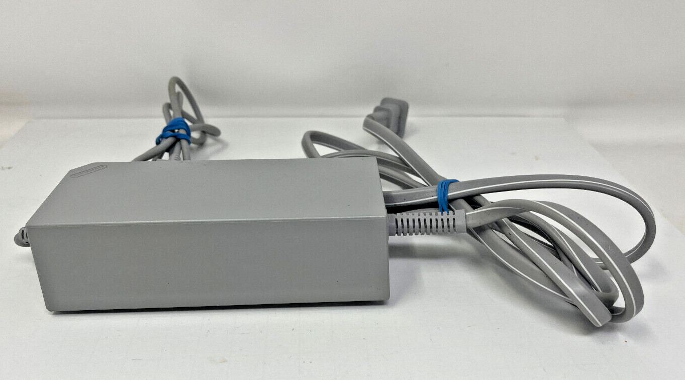 NINETENDO Wii AC POWER ADAPTER RVL-002 - TESTED WORKS !