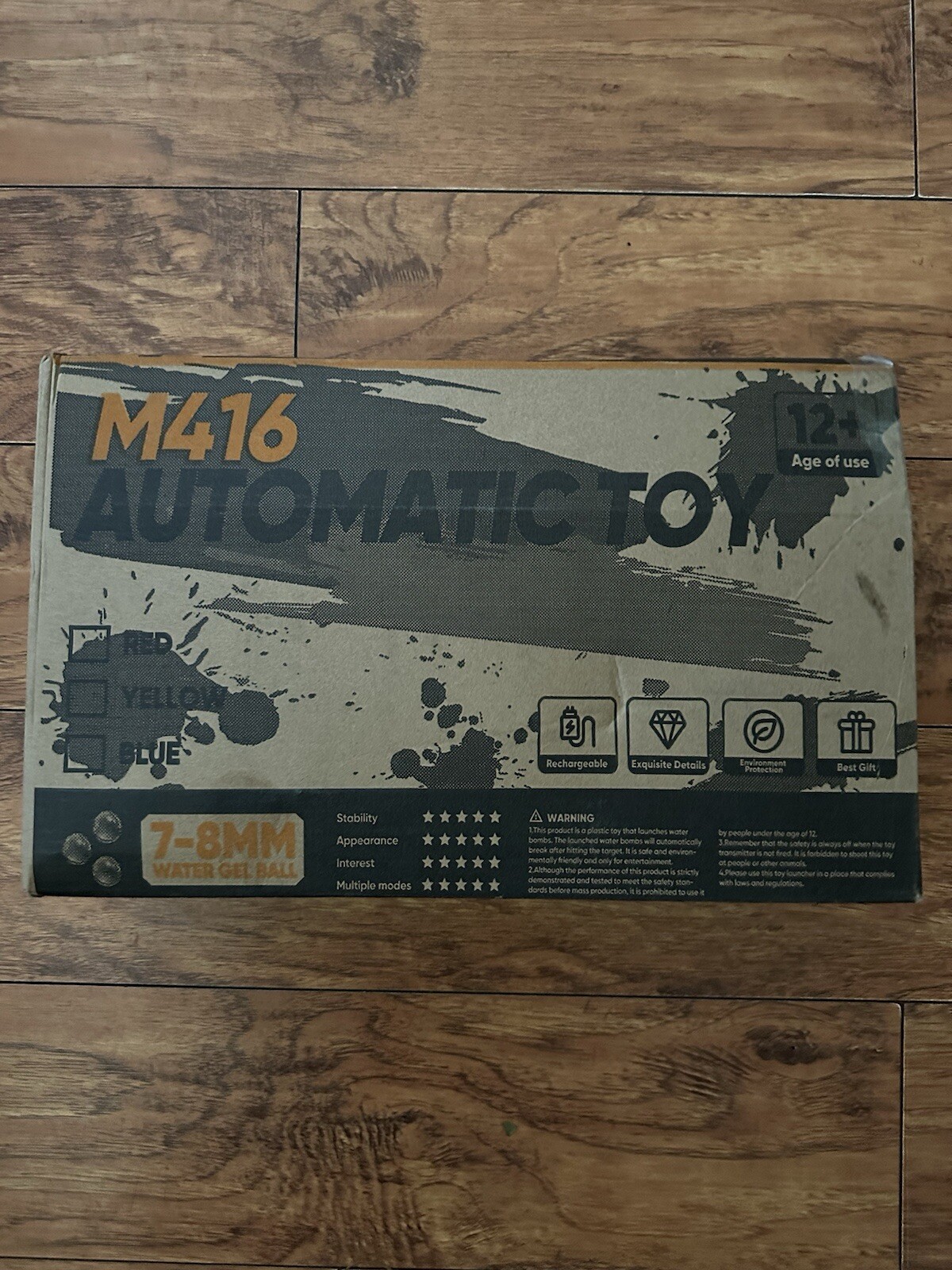 M416 Automatic Electric Gel Ball Rifle