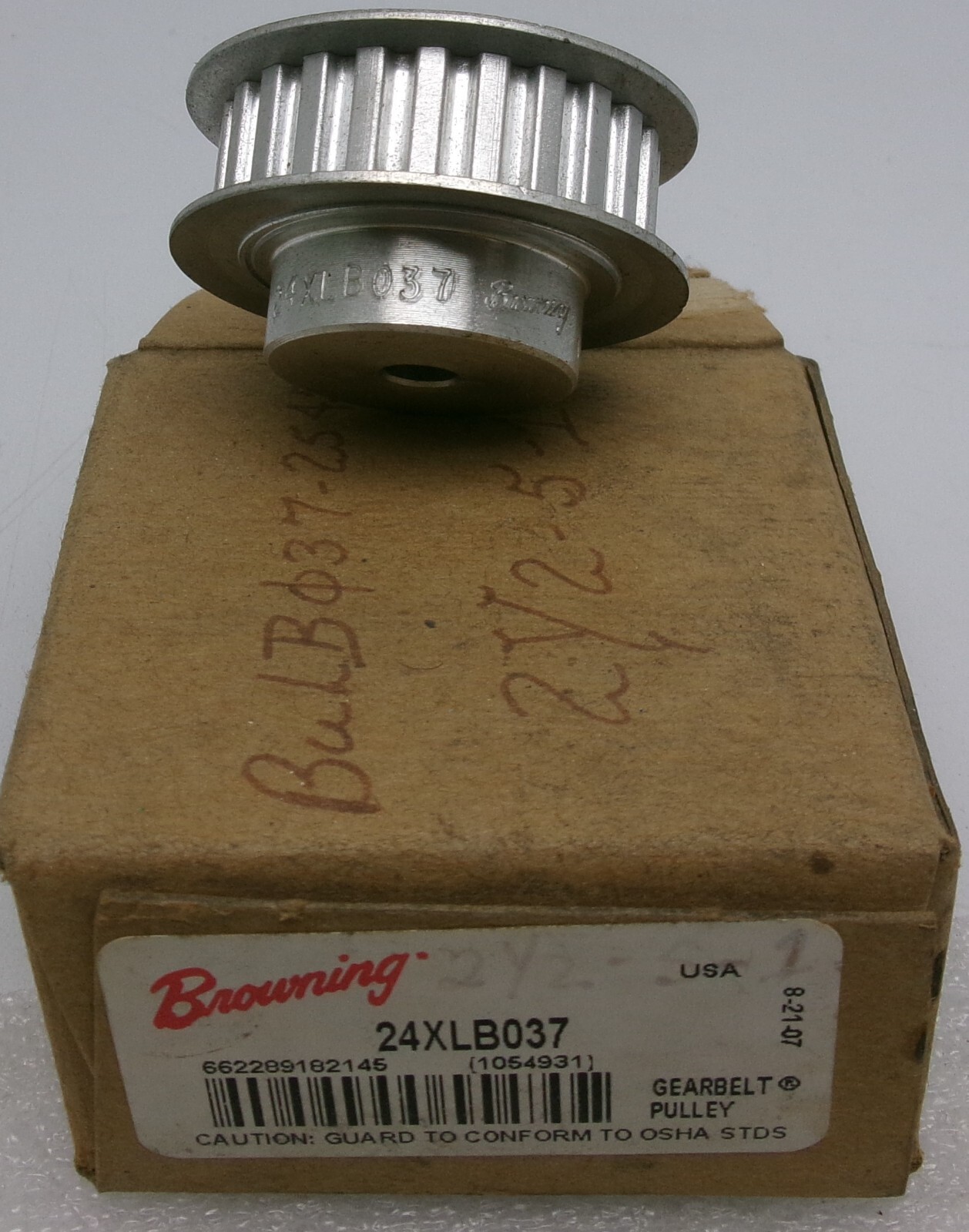 Browning 24XLB037 X 1/4 MPB GEARBELT PULLEY #679D