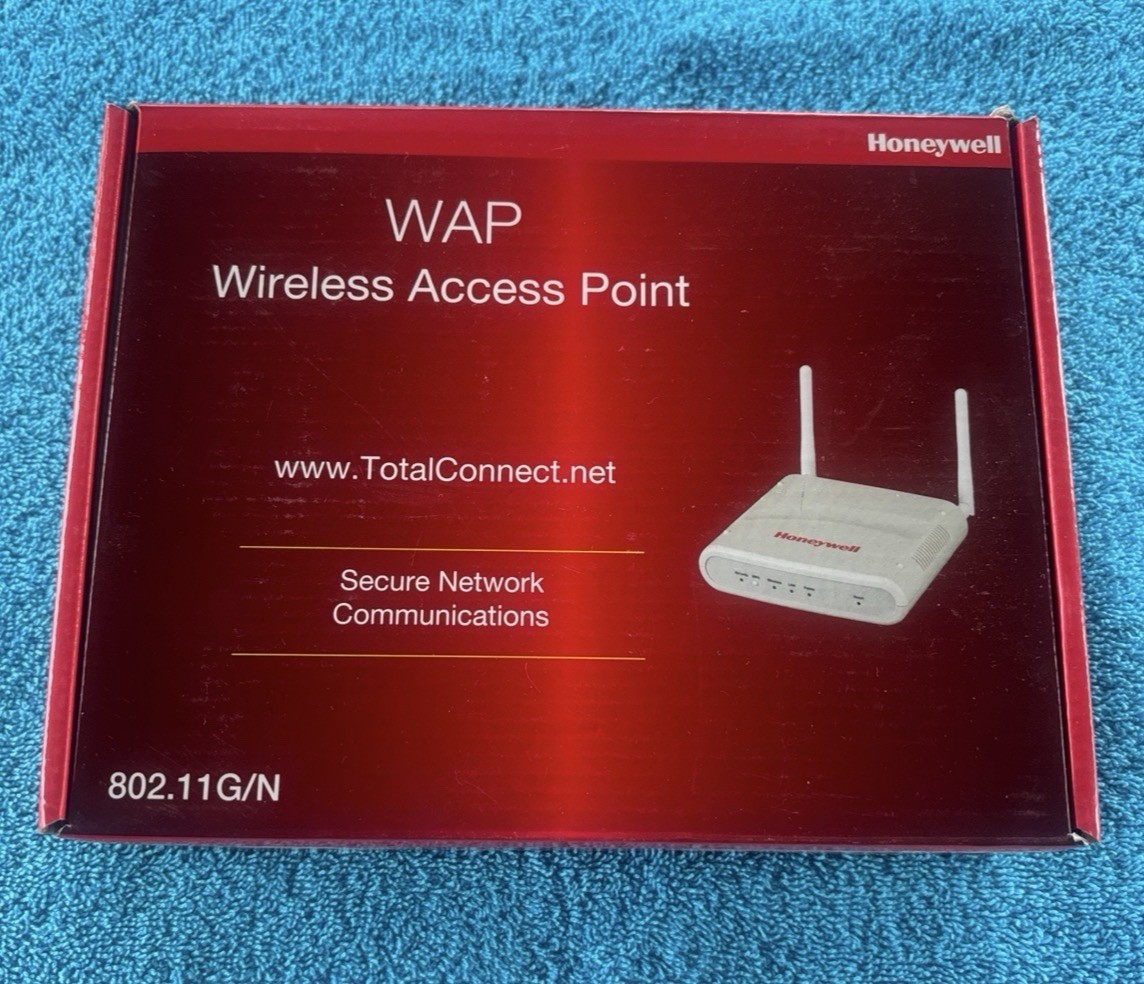 Honeywell WAP Wireless Access Point 802.11G/N Secure 4 LAN Ethernet
