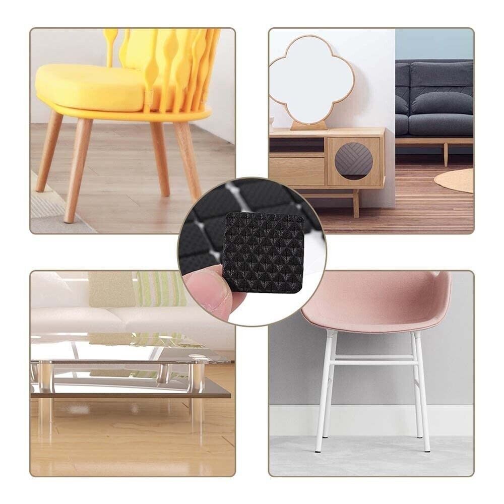 30 Pcs Floor Protector Pads Square Home Kitchen Durable Multipurpose