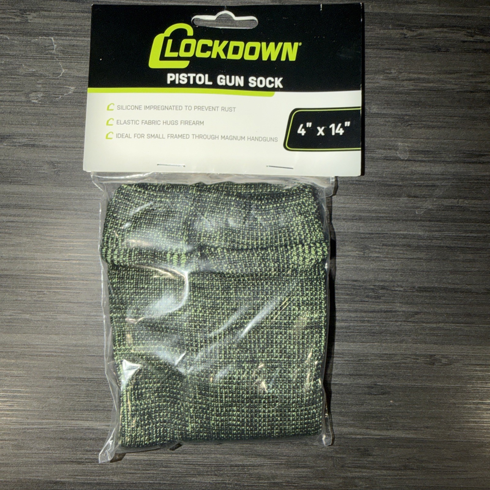Lockdown 1099390 Lockdown Gun Sock- Pistol (4x14")