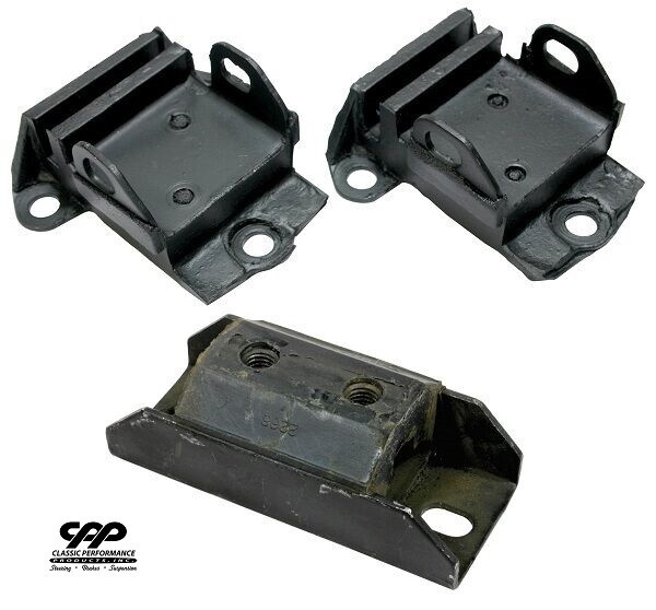 SMALL BLOCK CHEVY MOTOR MOUNTS TRANS PAD SET RUBBER V8 V-8 283 327 350 383 CHEVY