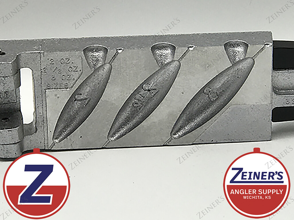 3224 New Do It Bottom Bouncer Sinker Mold - 1 ea 2, 2 1/2, 3 oz sizes