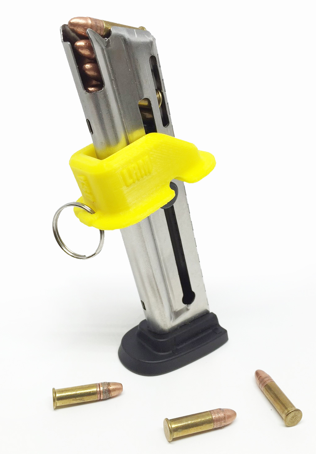 Colt 1911 22LR  Magazine Loader: Quickie Loader by Hilljak LRM - Yellow