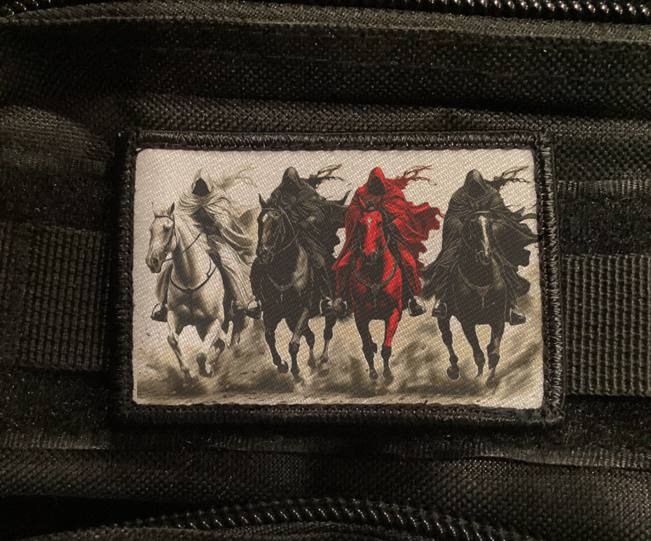 4 Horsemen of Apocalypse Patch Plague Death Famine World End Sew on [sub]