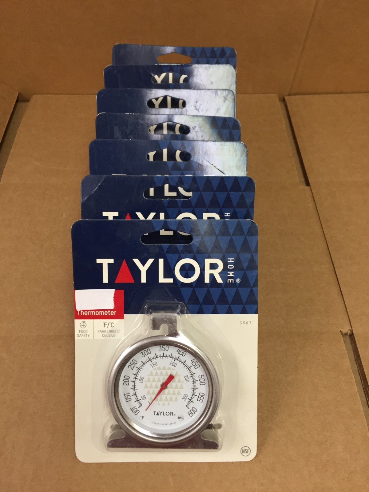 Lot of 7 Taylor 2.5 Inch Cooking Oven Thermometer Model 3506T 100-600°F