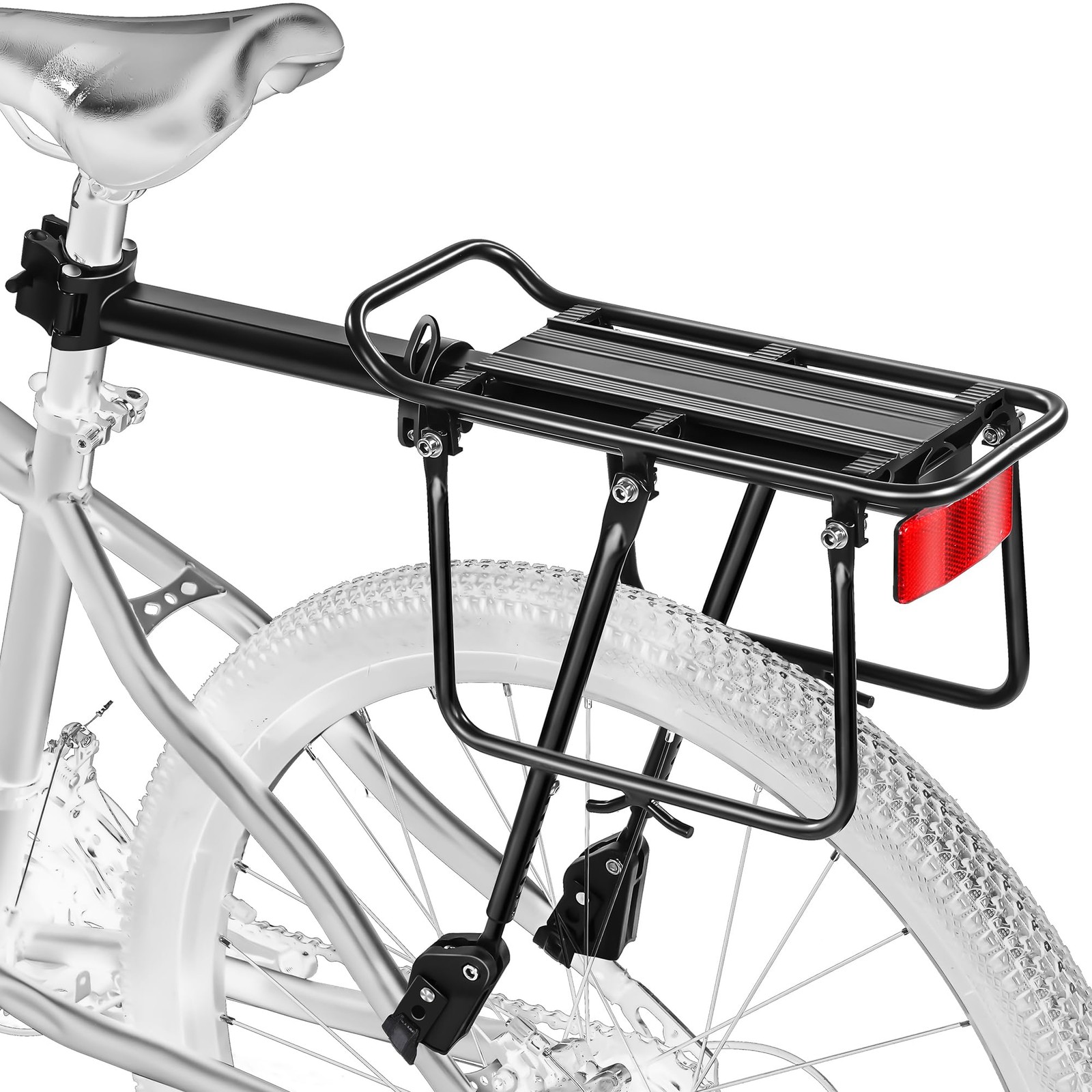 Rear Bike Rack,Bike Cargo Rack,Soft Hanging pad，Large Size Protection Bracket...