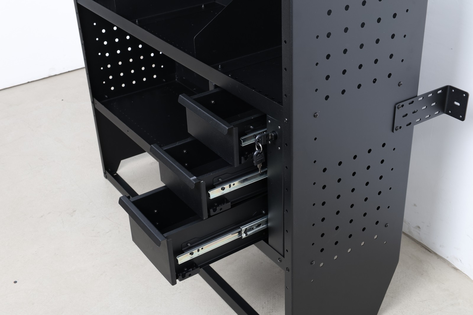 42"Wx43"Hx13"D Van Shelving for Ford Transit Connect,Ram Promaster City w/drawer