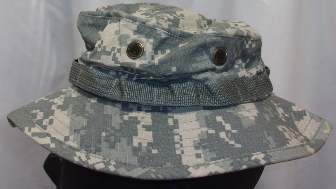 USGI ARMY ACU UCP DIGITAL SUN HAT CAP BOONIE DEPLOYMENT ISSUE 2004 SIZE 6 7/8