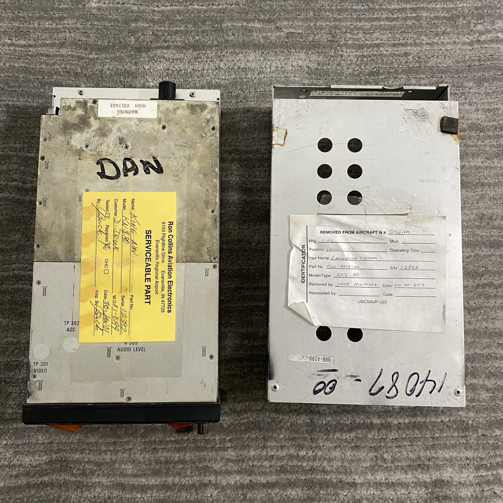 Bendix King KNS 80 Navigation System 066-4008-00 With Screen Damage And Tray