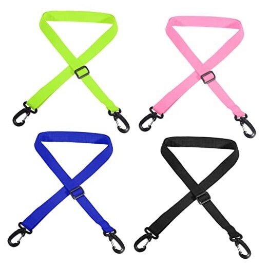 Ski Boot Carrier Strap, 4 Pack Snowboard Boots Carrying Green,pink,blue,black