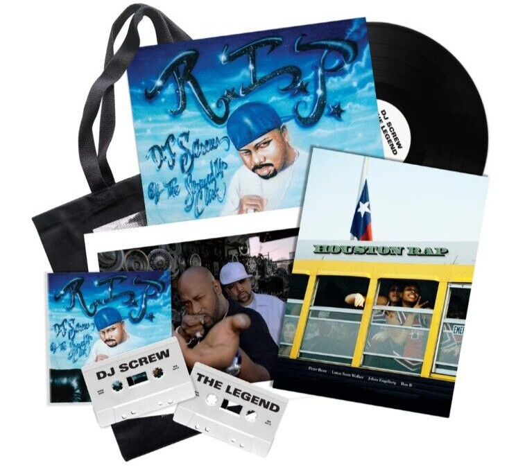 HOUSTON RAP BOOK / DJ SCREW Legend 2 x Vinyl Record 2 x Cassette Tape Bundle NEW