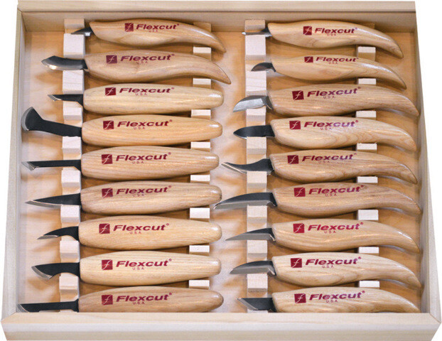 Flexcut Wood Carving New Deluxe Knife Set KN250