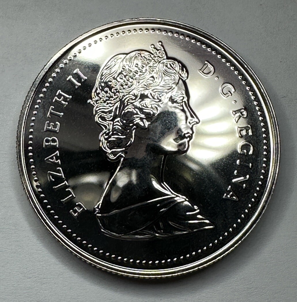 1986 Canadian Proof-Like Dollar Coin Uncirculated "KEY DATE"