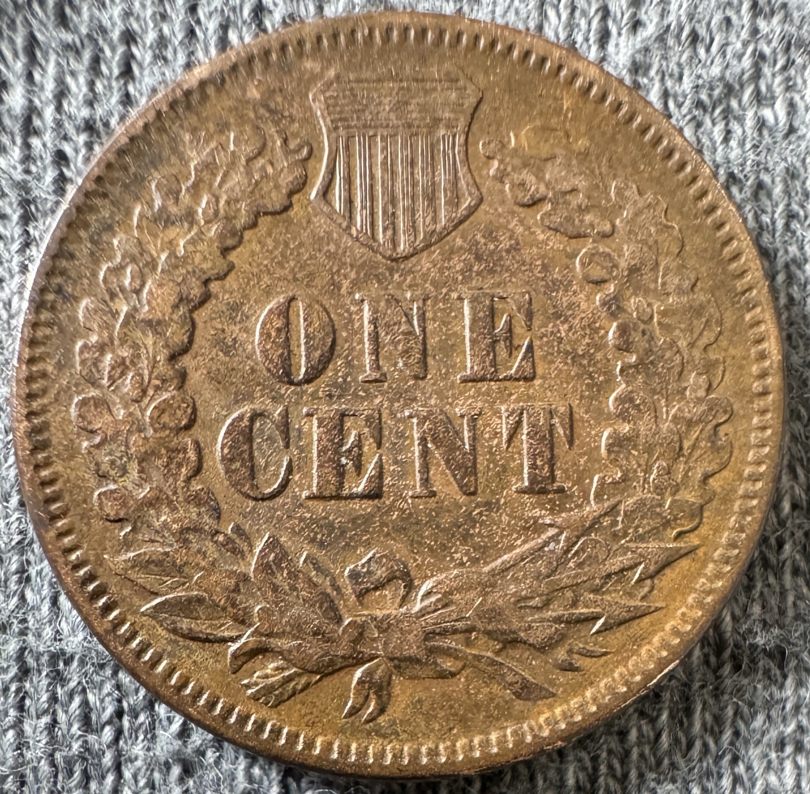1875 indian head penny